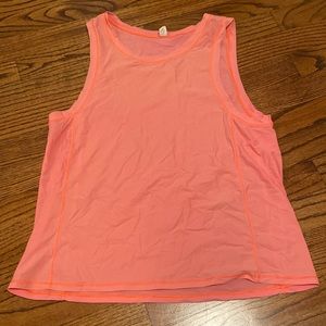 Lululemon tank top size 4 hot pink